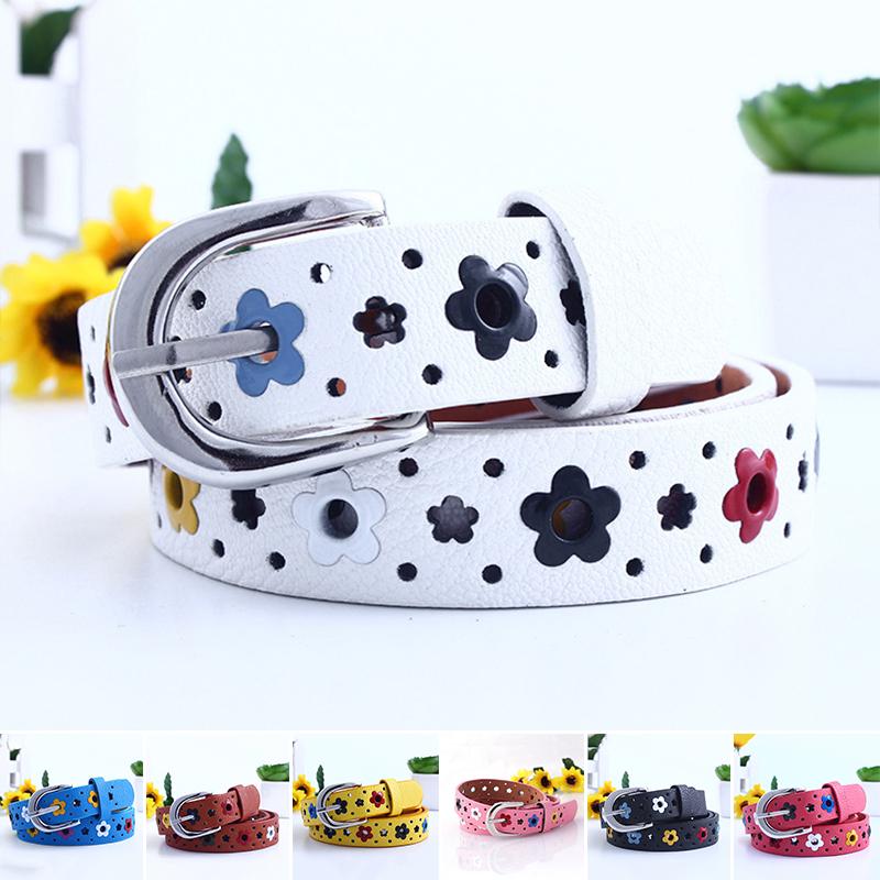 Children Zone Baby Kids Jongens Meisjes PU Lederen Taille Riem Tailleband Gesp Verstelbare Mode rood