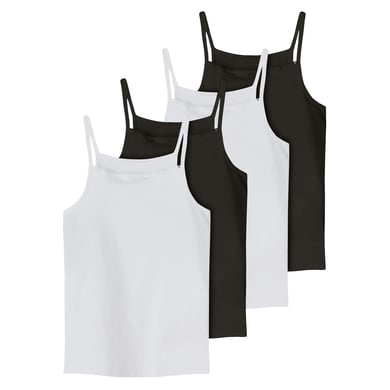 Name it Black Spaghetti top 4-pack / White