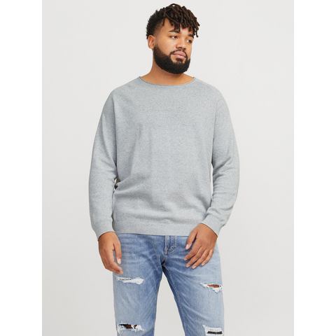 Jack & Jones PlusSize Trui met ronde hals JJEHILL KNIT CREW NECK NOOS PLS