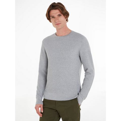 Calvin Klein Trui met ronde hals WAFFLE STRUCTURE SWEATER