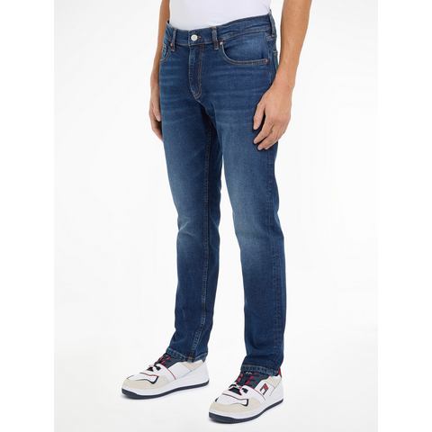 TOMMY JEANS Regular fit jeans RYAN RGLR STRGHT met gestempeld logo