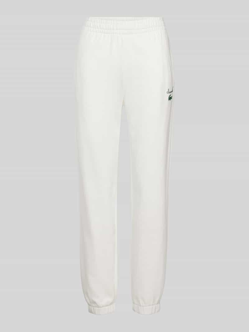 Lacoste Sport Relaxed fit sweatpants met labelprint