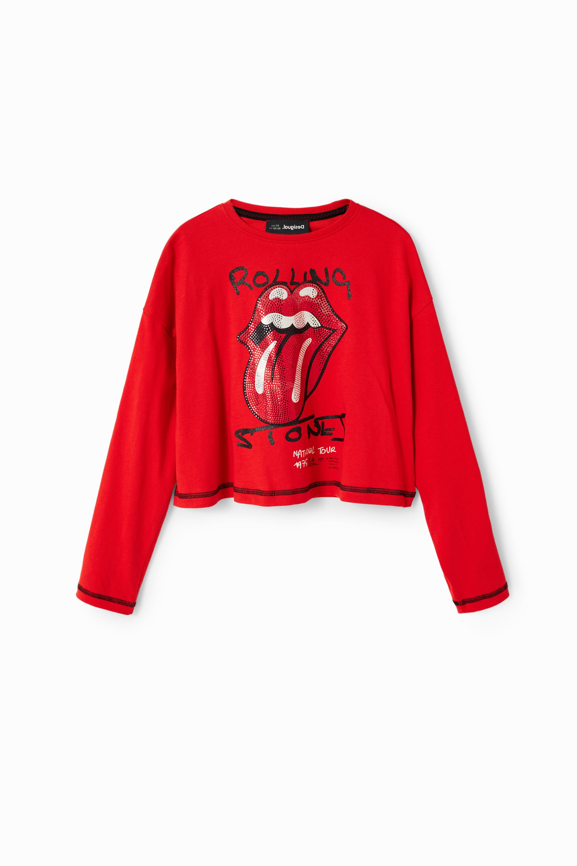 Desigual T-shirt The Rolling Stones - RED