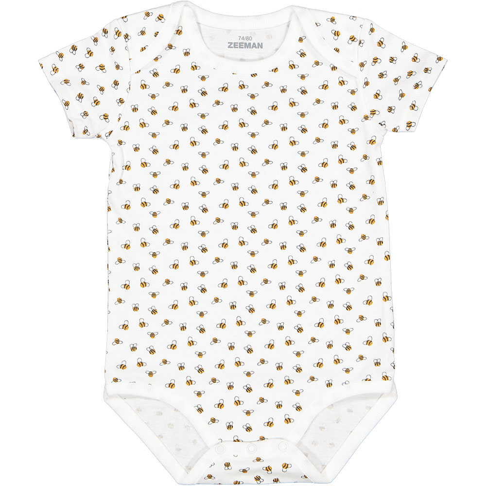 Zeeman Baby romper Korte mouwen Envelophals