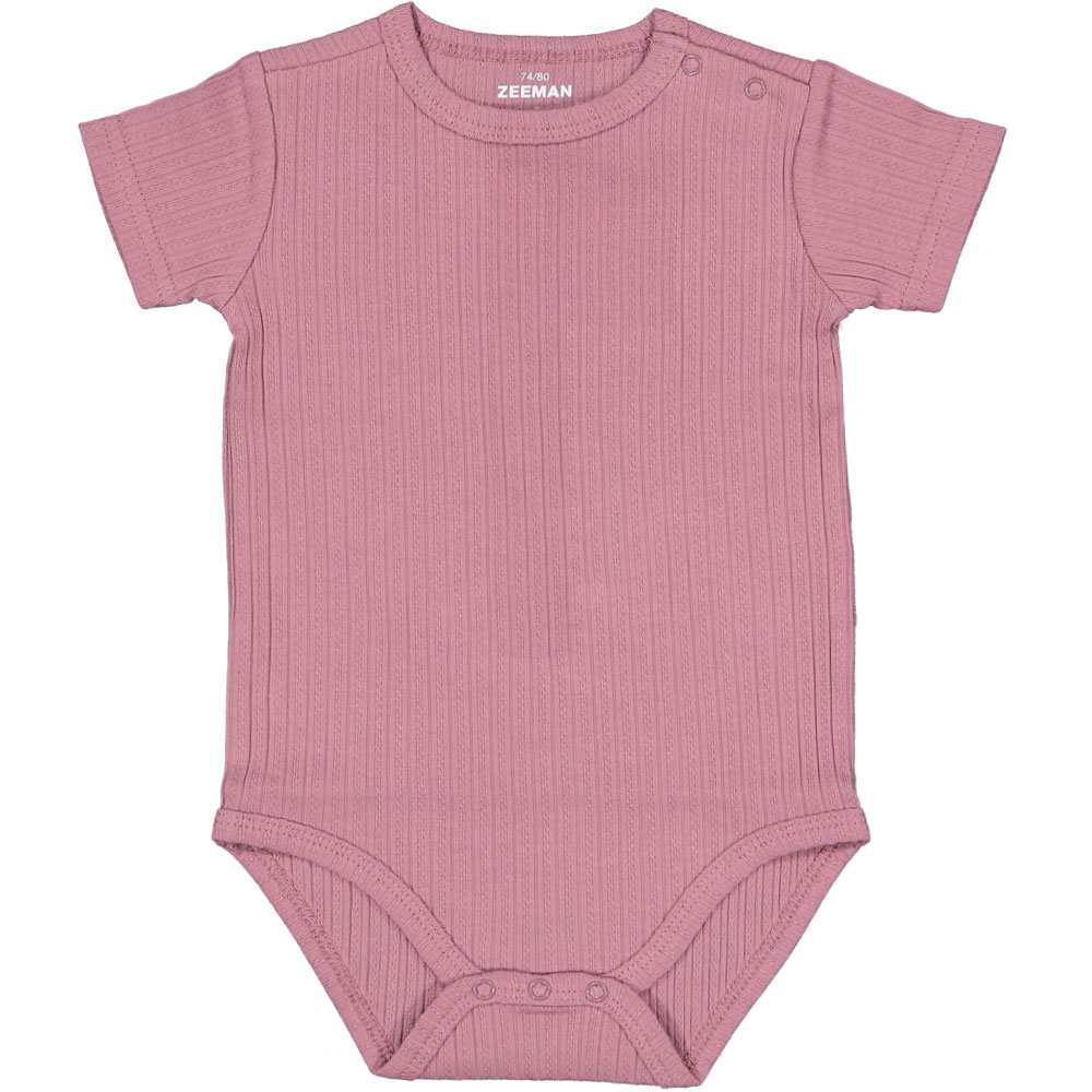 Zeeman Baby romper Korte mouwen Drukknoophals