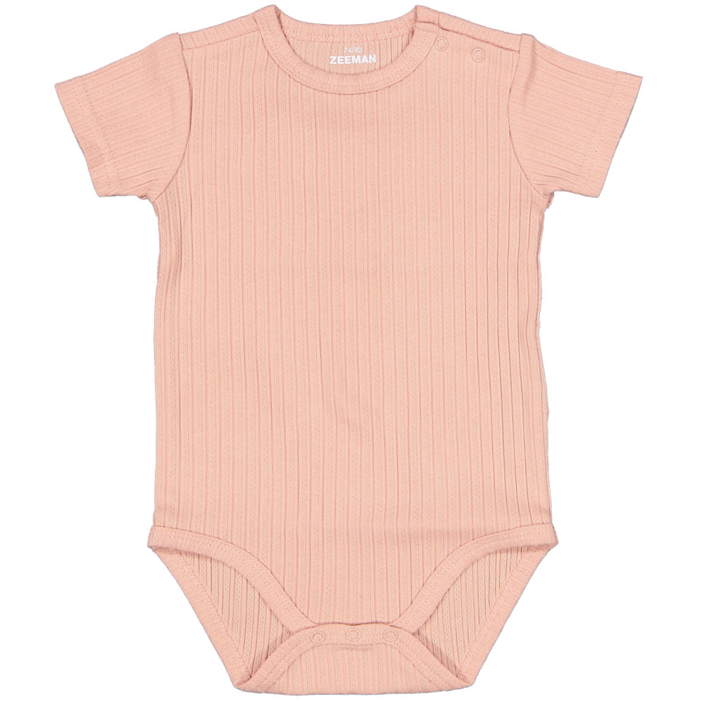 Zeeman Baby romper Korte mouwen Drukknoophals