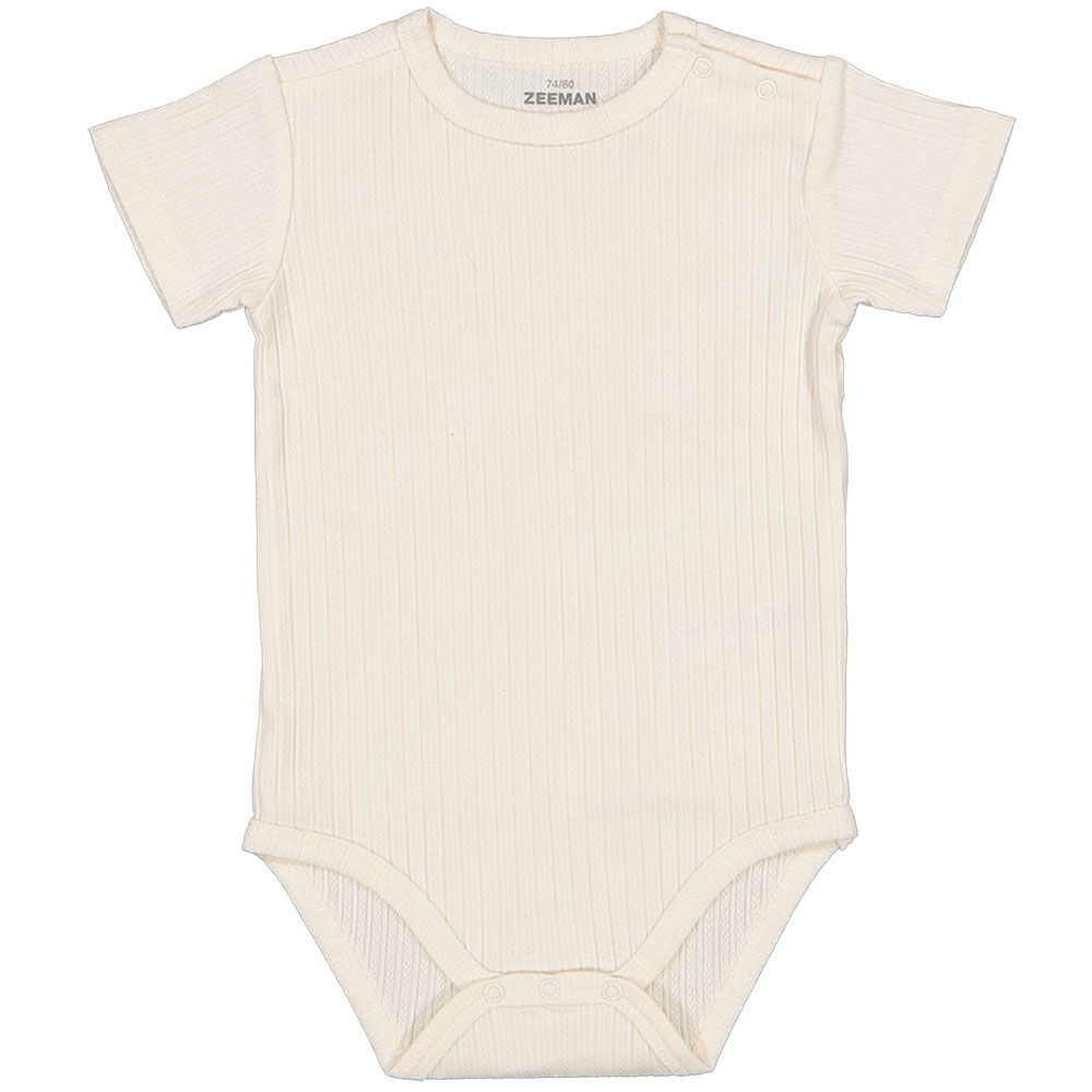 Zeeman Baby romper Korte mouwen Drukknoophals