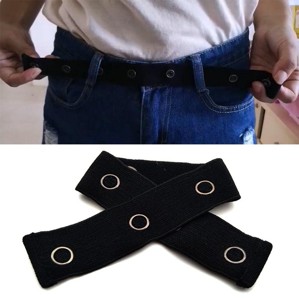 Dianquan Easy to Use Pants Extenders for Jean Waist Adjustable Waist Elastic Band Pants Waist Extender