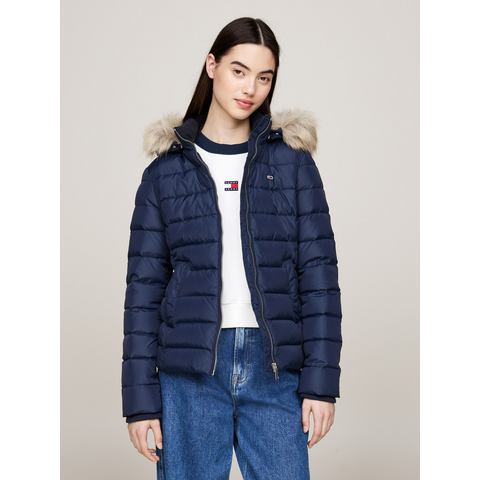 Tommy Jeans Curve Gewatteerde jas TJW BASIC HOODED DOWN JACKET EXT