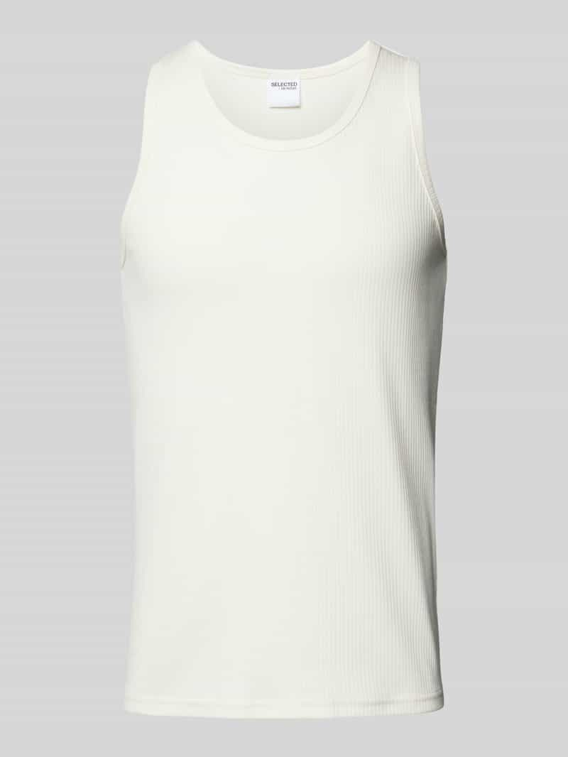 Selected Homme Tanktop met structuurmotief, model 'SPENCER'