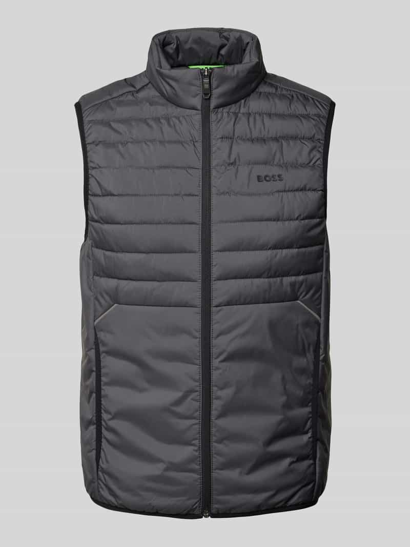 BOSS Green Bodywarmer met opstaande kraag, model 'Thor'