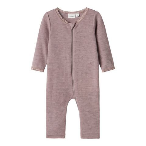 Name It Pyjama NBFWANG WOOL NEEDLE NIGHTSUIT SOLID NOOS