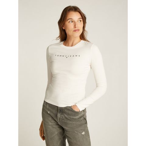 TOMMY JEANS Shirt met lange mouwen TJW SLIM LINEAR TEE LS EXT