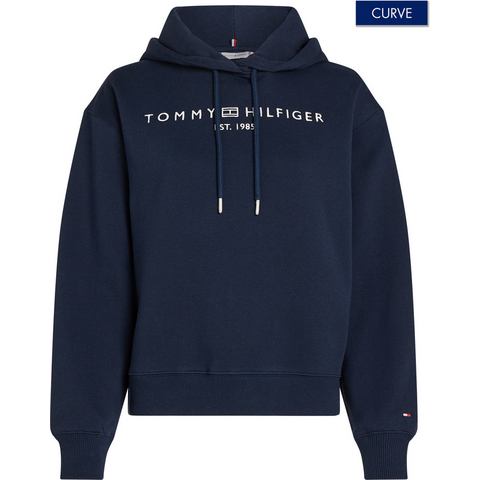 Tommy Hilfiger Curve Hoodie CRV MDRN REG CORP LOGO HOODIE