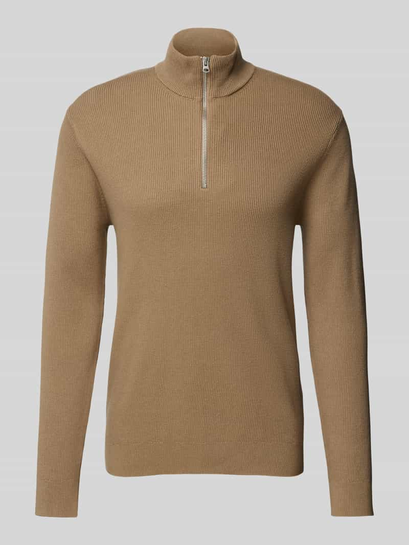 Only & Sons Regular fit gebreide pullover met opstaande kraag, model 'PHIL'