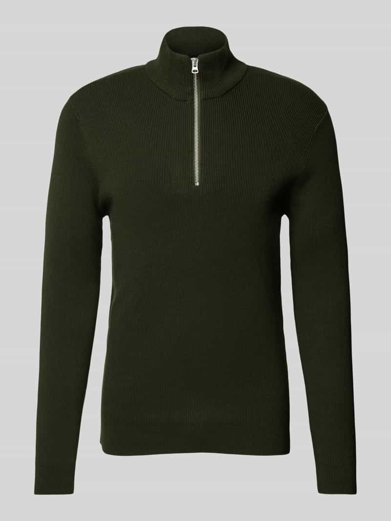 Only & Sons Regular fit gebreide pullover met opstaande kraag, model 'PHIL'