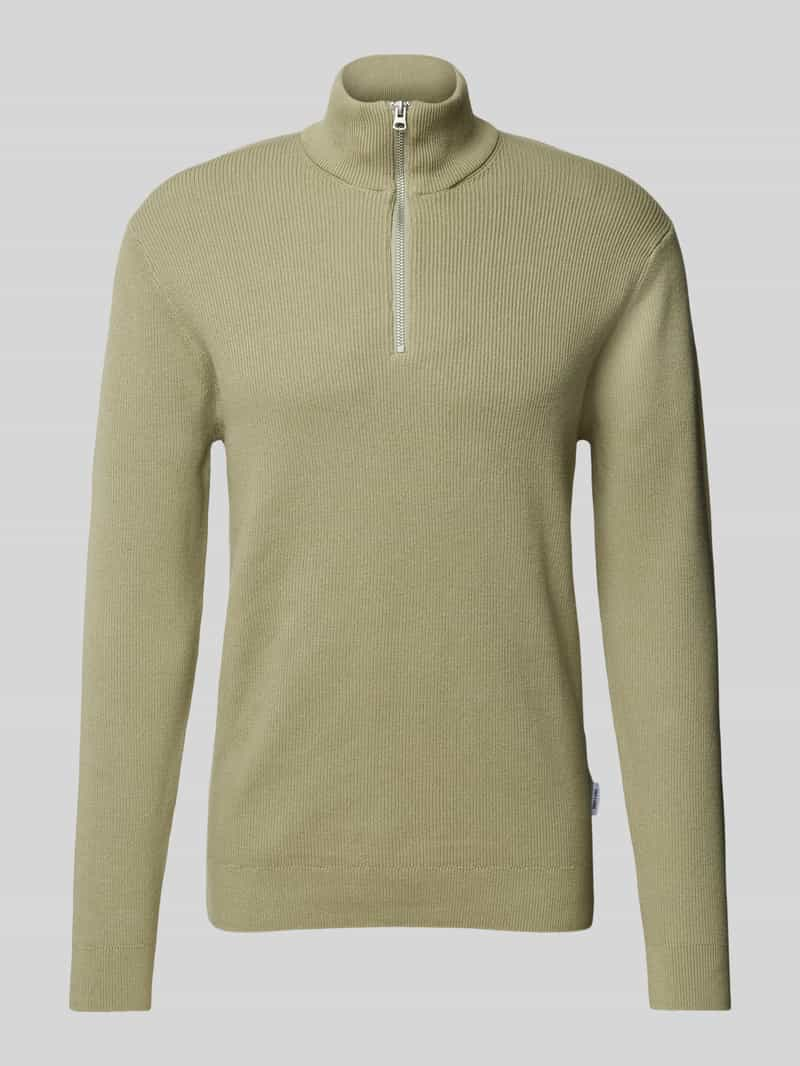 Only & Sons Regular fit gebreide pullover met opstaande kraag, model 'PHIL'