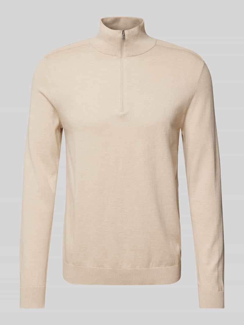 Selected Homme Gebreide pullover met ribboorden, model 'BERG'