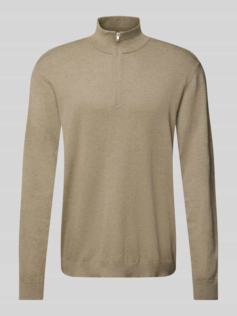 Selected Homme Gebreide pullover met ribboorden, model 'BERG'