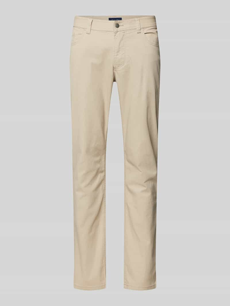 Christian Berg Men Straight leg chino met structuurmotief