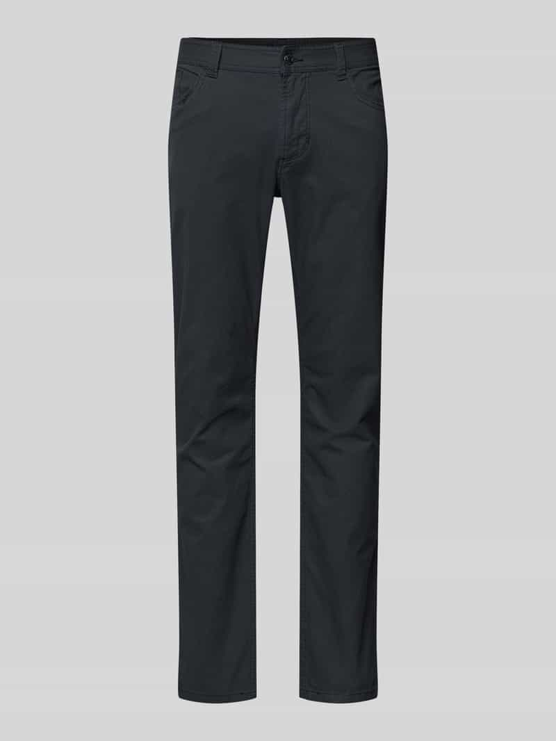 Christian Berg Men Straight leg chino met structuurmotief