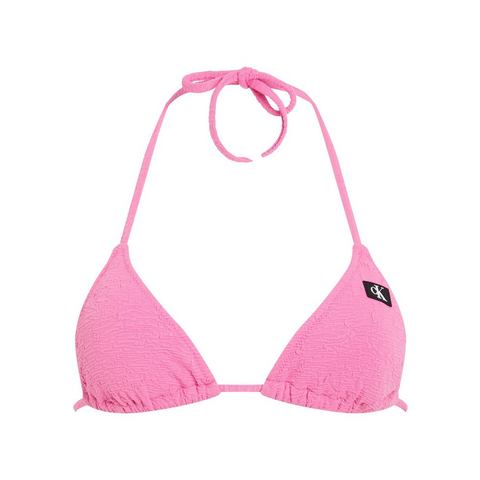 Calvin Klein Swimwear Triangel-bikinitop TRIANGLE-RP met structuur