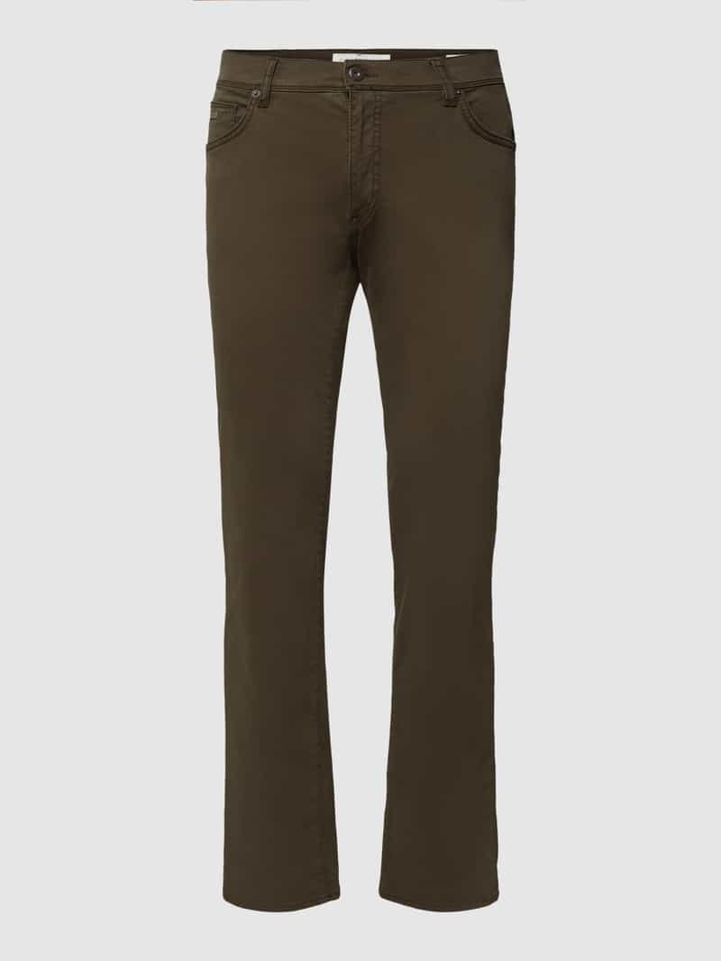 BRAX Straight fit chino met labeldetail, model 'Cadiz'