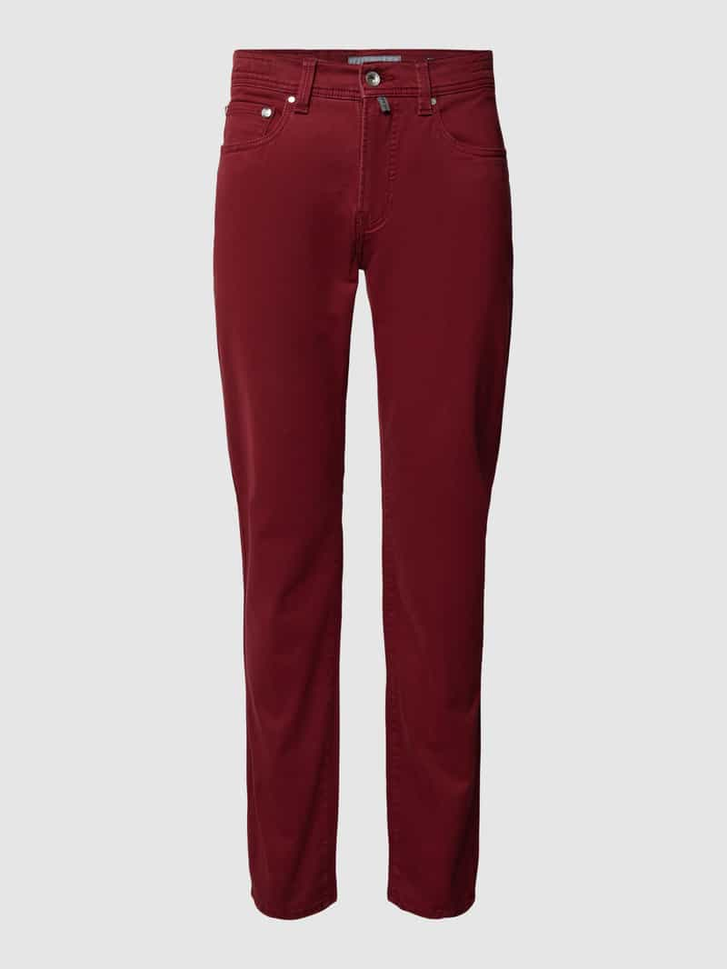 Pierre Cardin Slim fit broek met effen design