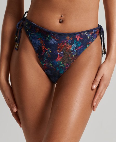 Superdry Female Tropical Bikinibroekje Blauw