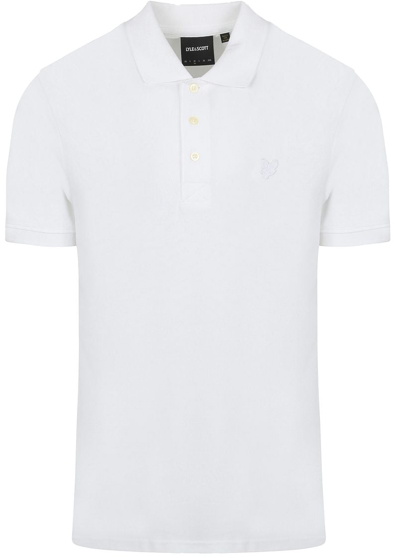 Lyle and Scott Tonal Eagle Polo Wit