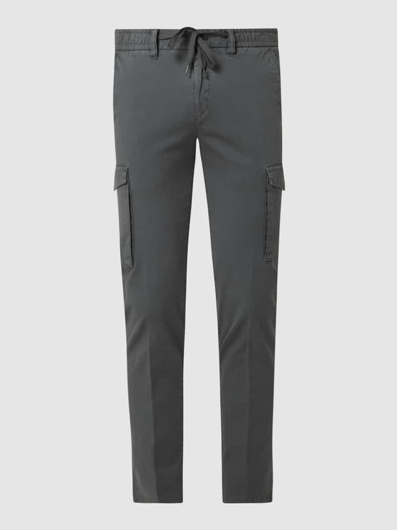 MARC O POLO Shaped fit cargobroek met stretch, model 'Stig'