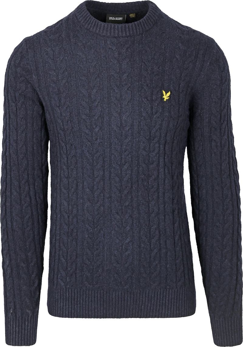 Lyle and Scott Lyle & Scott Cable Pullover Navy