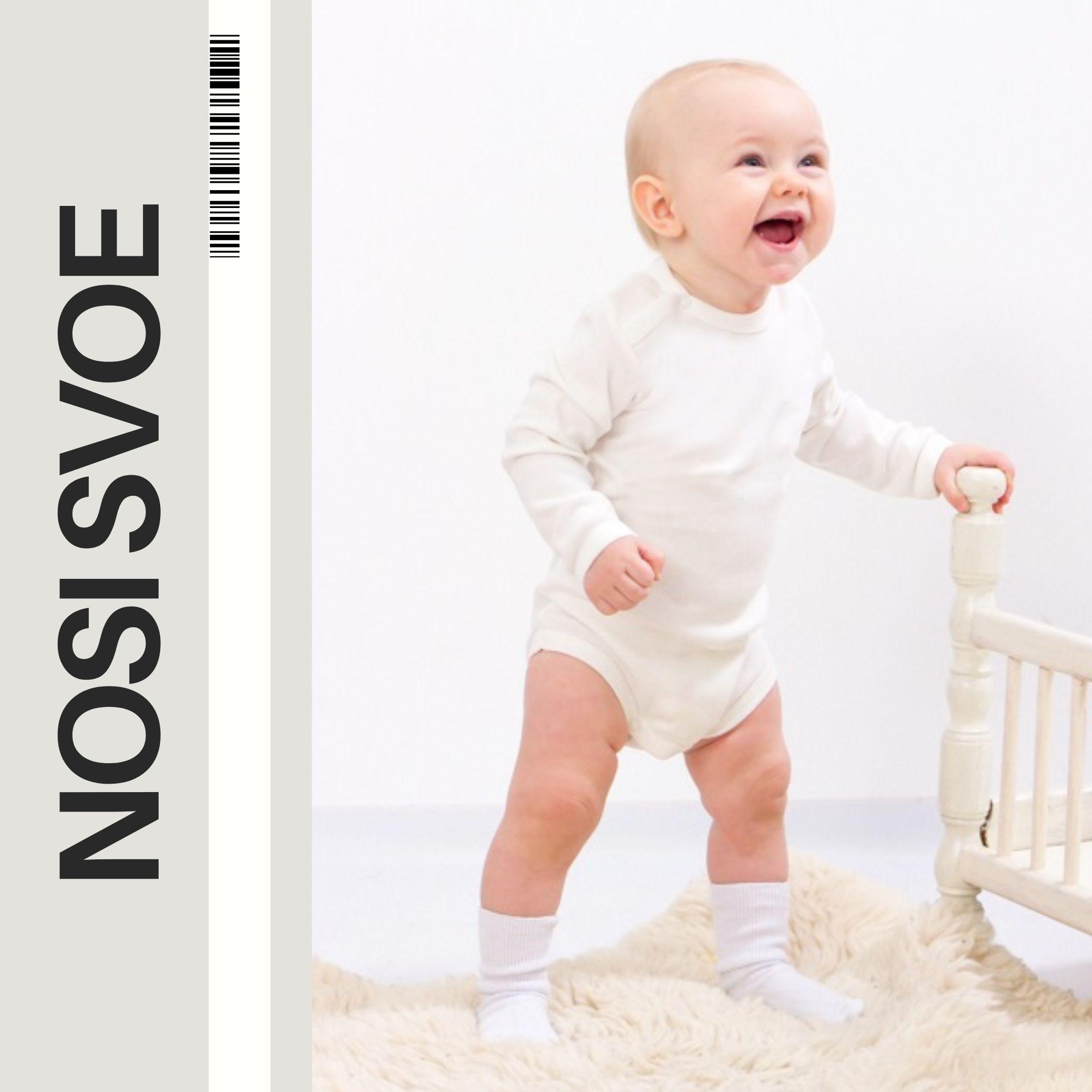 НС Bodysuit (infant girls) 5010-015-5 Nosi Svoe 56 warme witte kleur