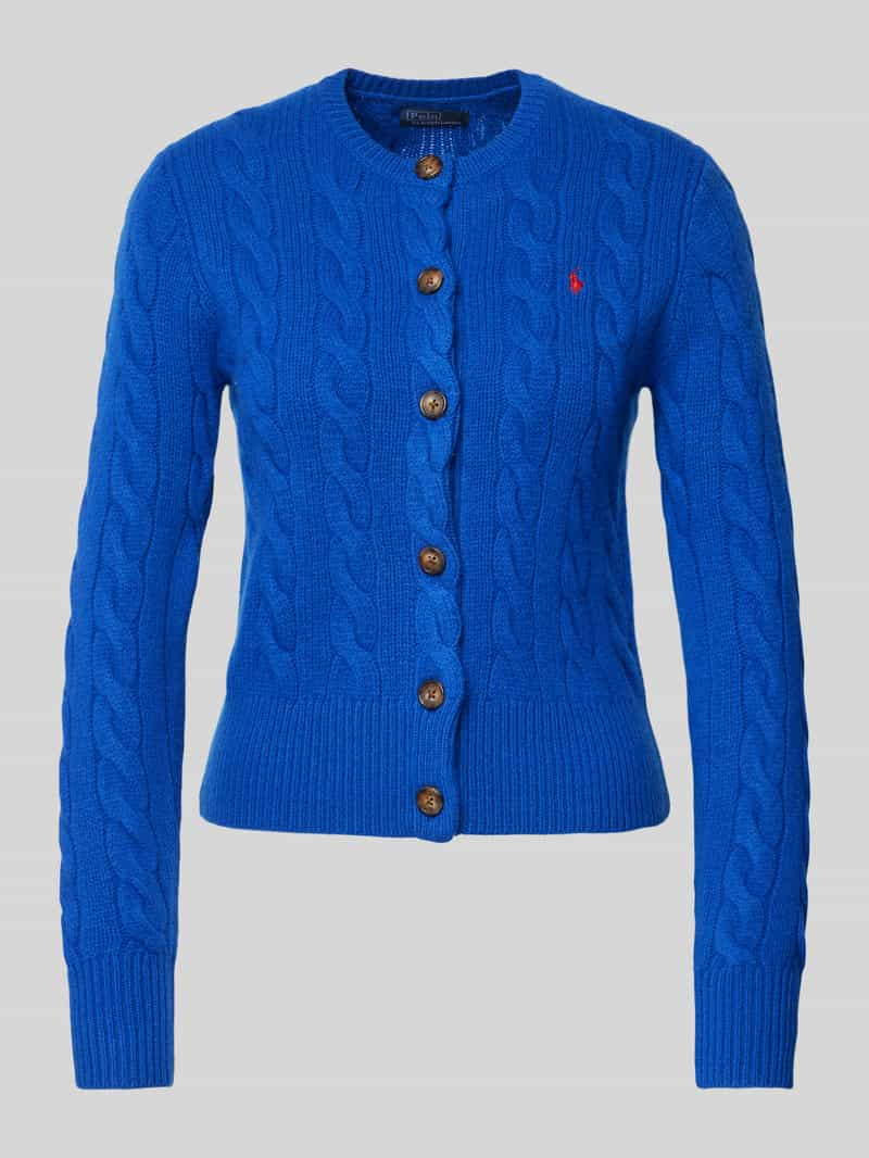 Polo Ralph Lauren Wollen cardigan met kabelpatroon