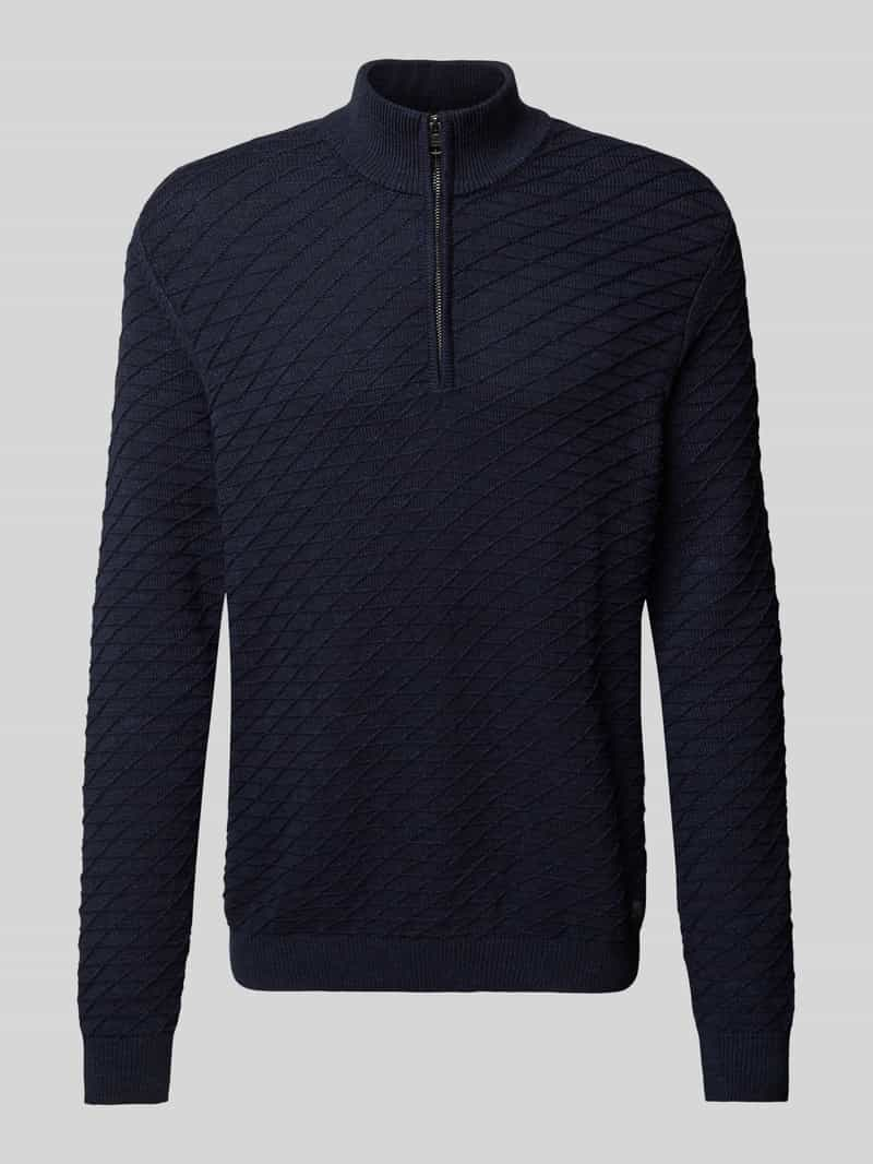 S.Oliver RED LABEL Regular fit pullover van puur katoen met structuurmotief