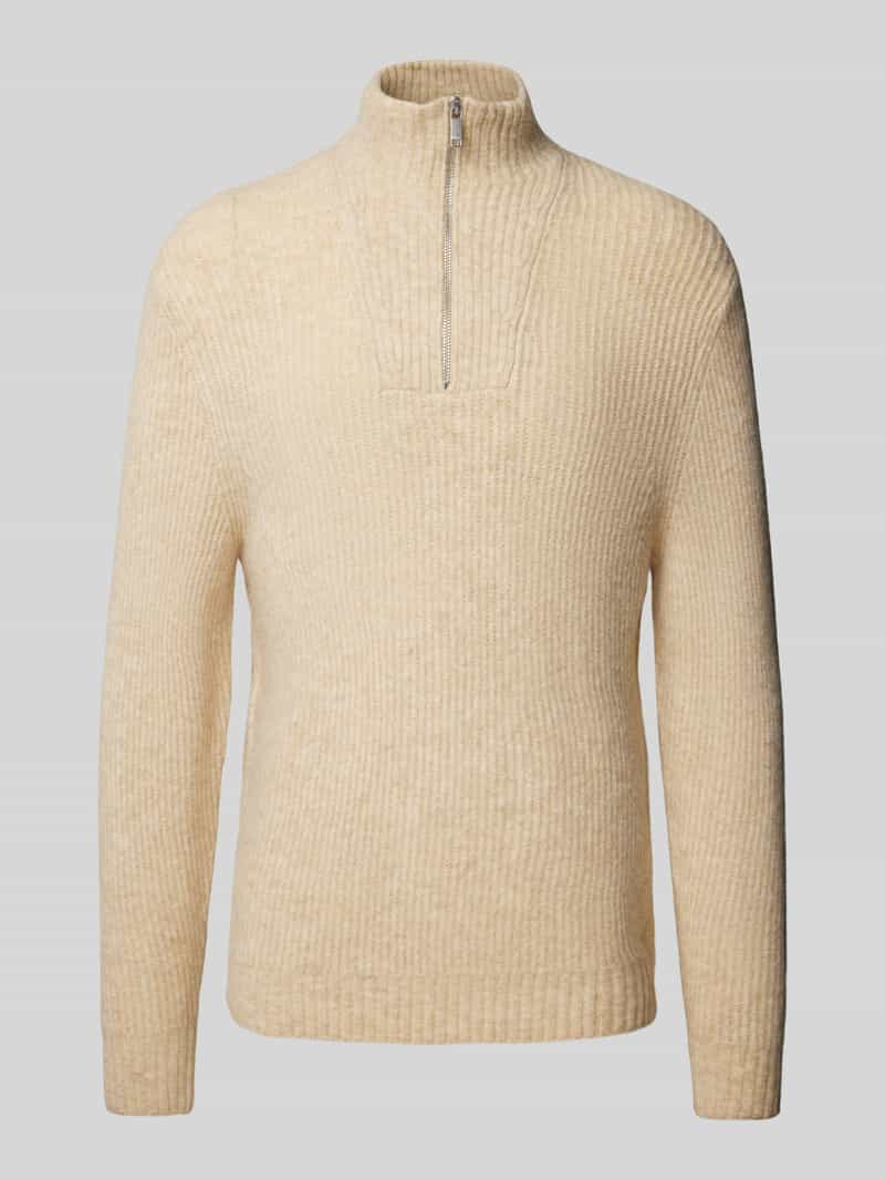 MCNEAL Gebreide pullover met wol en schipperskraag