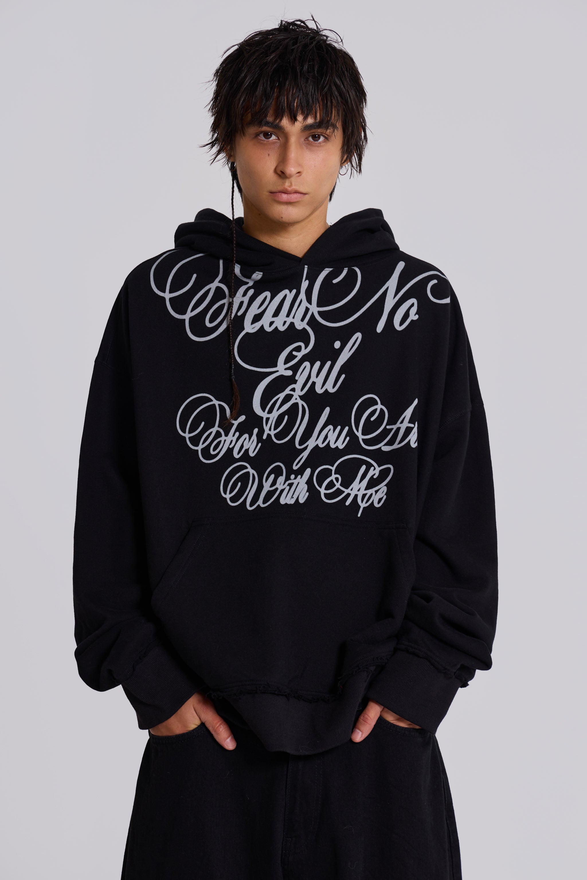 Jaded Man Kasper Script Hoodie