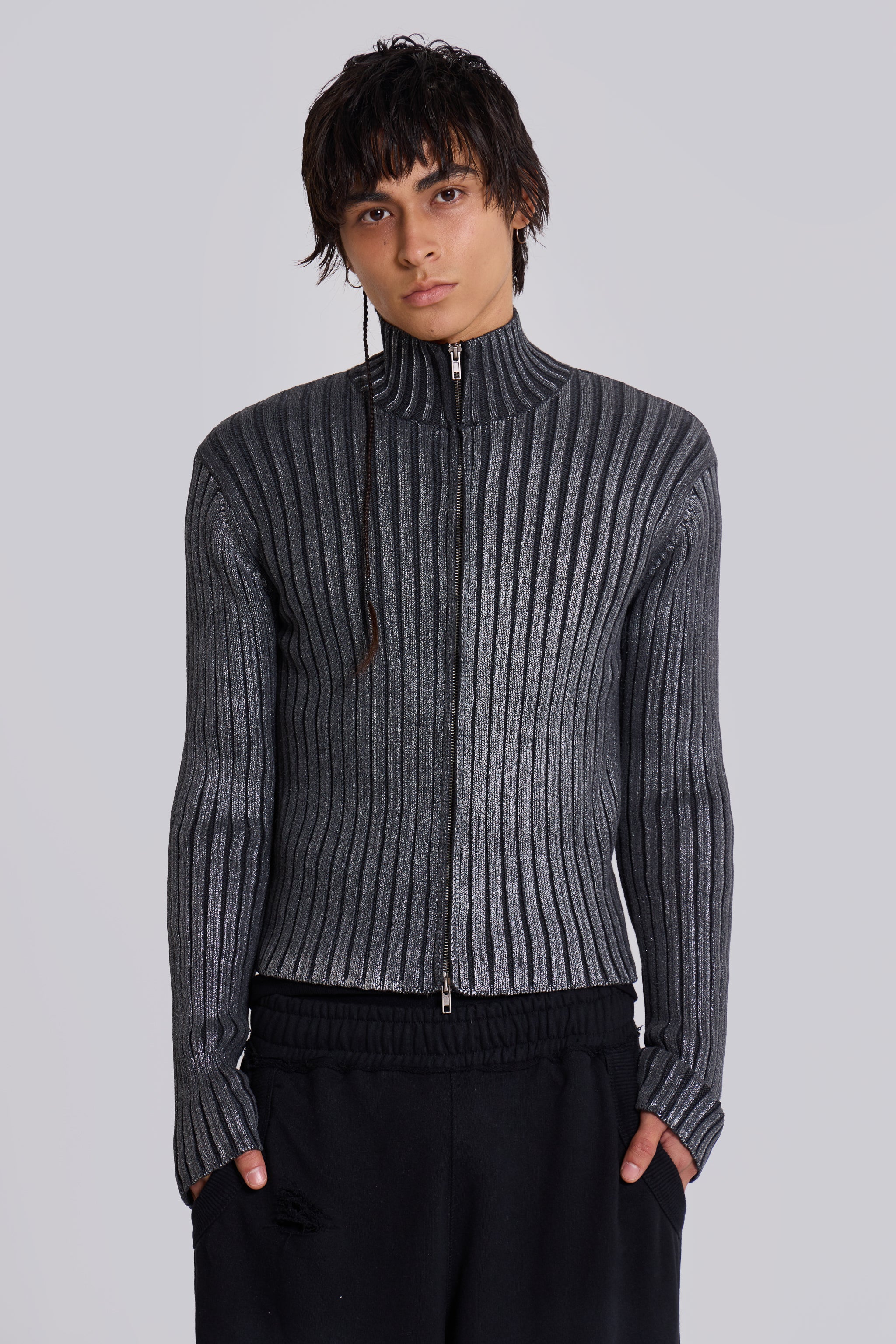 Jaded Man Foil Lucid Knit