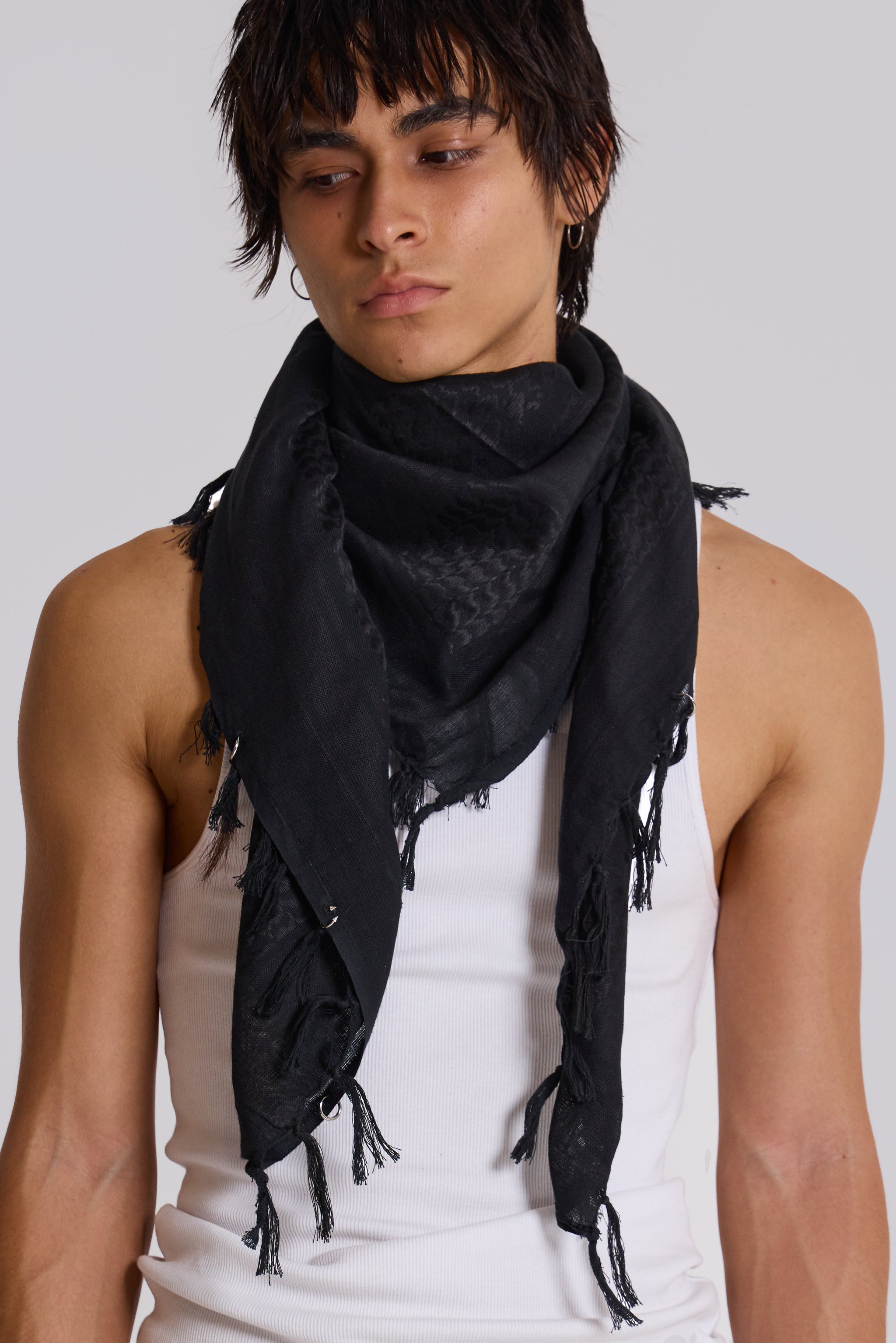 Jaded Man Black Pierce Scarf