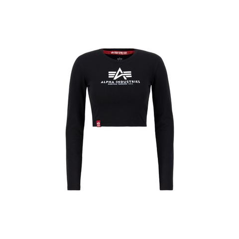 Alpha Industries Sweater  Women - Longsleeves Basic Cropped LS Wmn