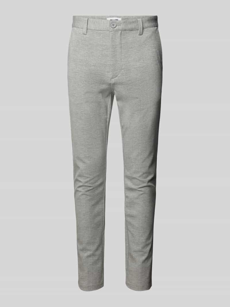 Only & Sons Chino met Franse steekzakken, model 'MARK'