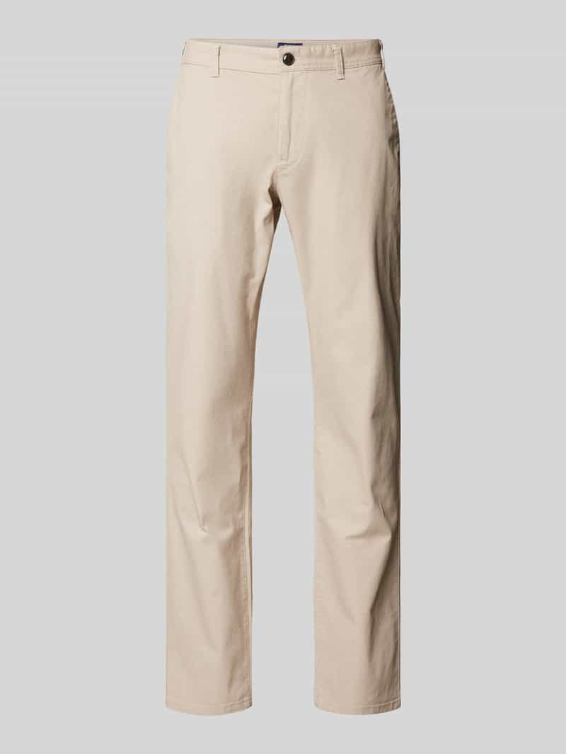 MCNEAL Slim fit chino met structuurmotief