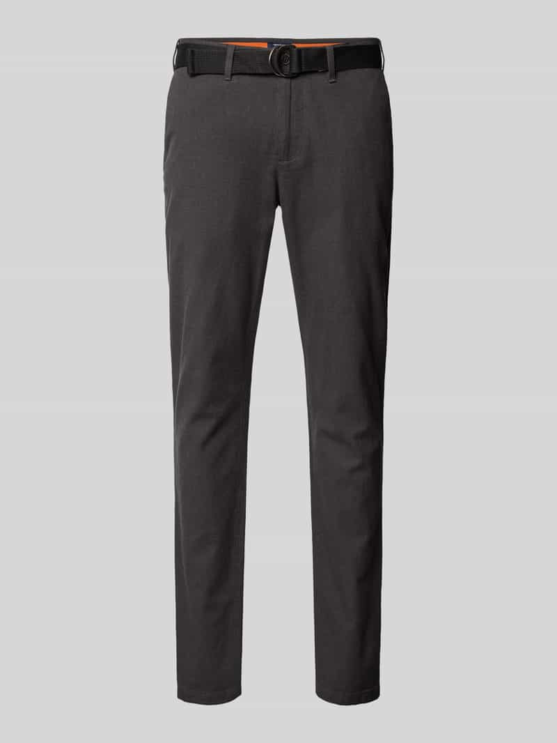 MCNEAL Slim fit chino met structuurmotief