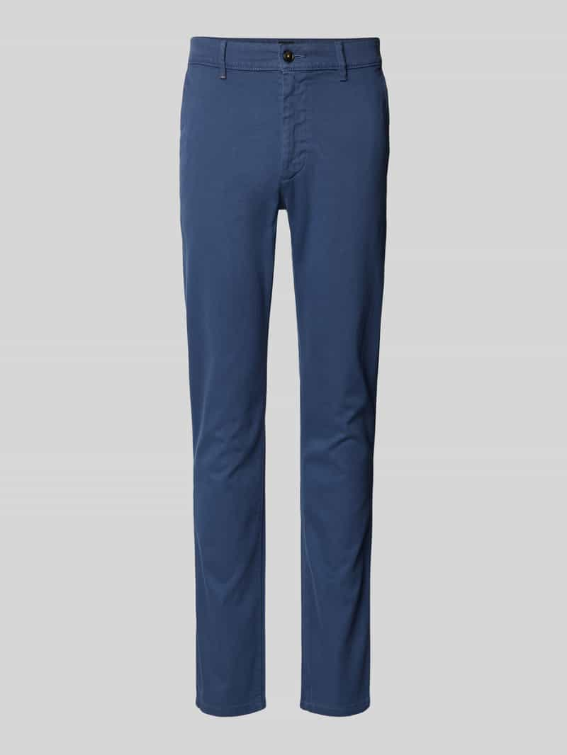 Boss Orange Slim fit chino met steekzakken opzij