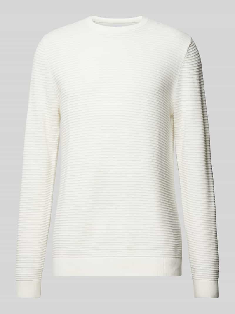 Jack & jones Gebreide pullover met ronde hals, model 'OTTO'