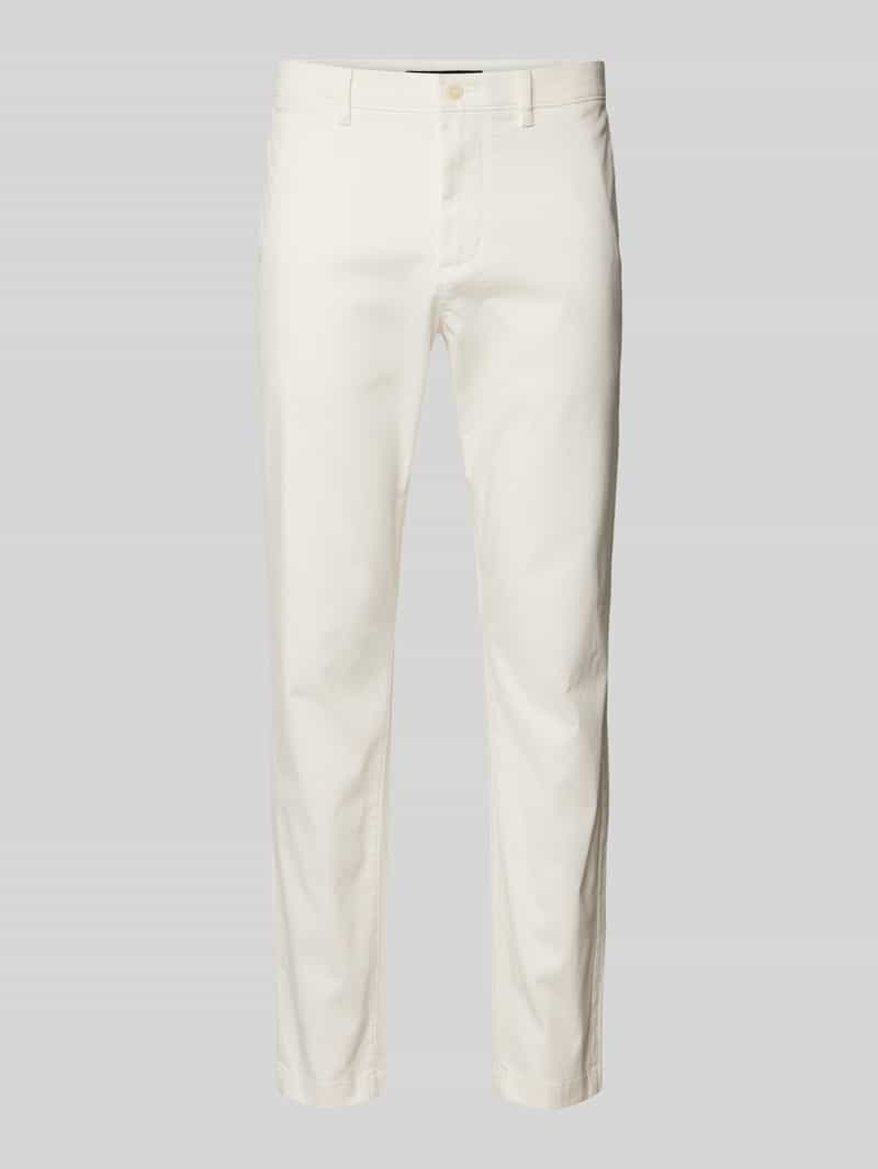 Tommy Hilfiger Slim fit chino met knoop- en ritssluiting, model 'HARLEM'