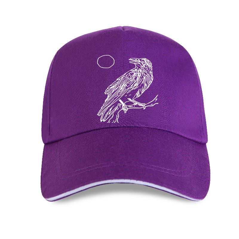 91510107MAC1P63Q47 Nieuw ontwerp Vintage Gothic Crow Bird Baseball cap Natural Letters Novelty Adult Heren 2023