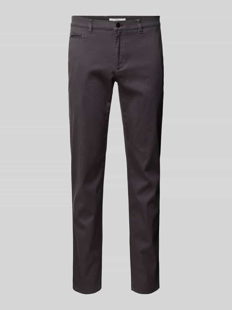 BRAX Slim fit chino met Franse steekzakken, model 'Fabio'