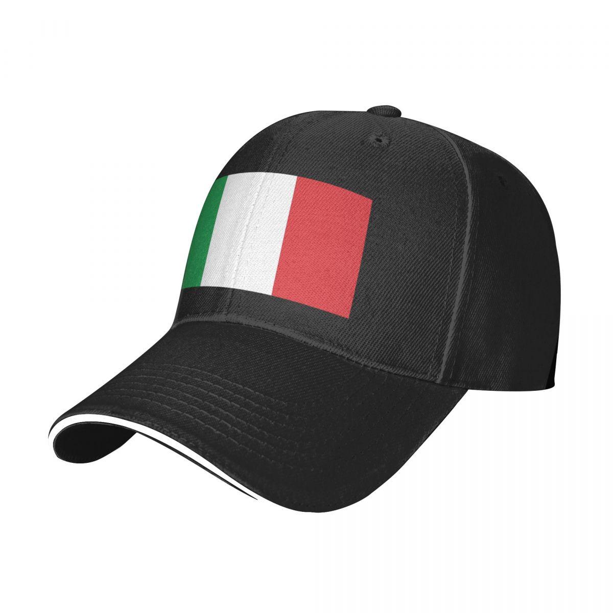 91510107MAC1P63Q47 Vlag van Italië - Italiaanse vlag 2 Baseball Cap Mode Paar Hoed Zomer Ademende Sport Caps Outdoor Papa Hoeden Zonnehoed One Size