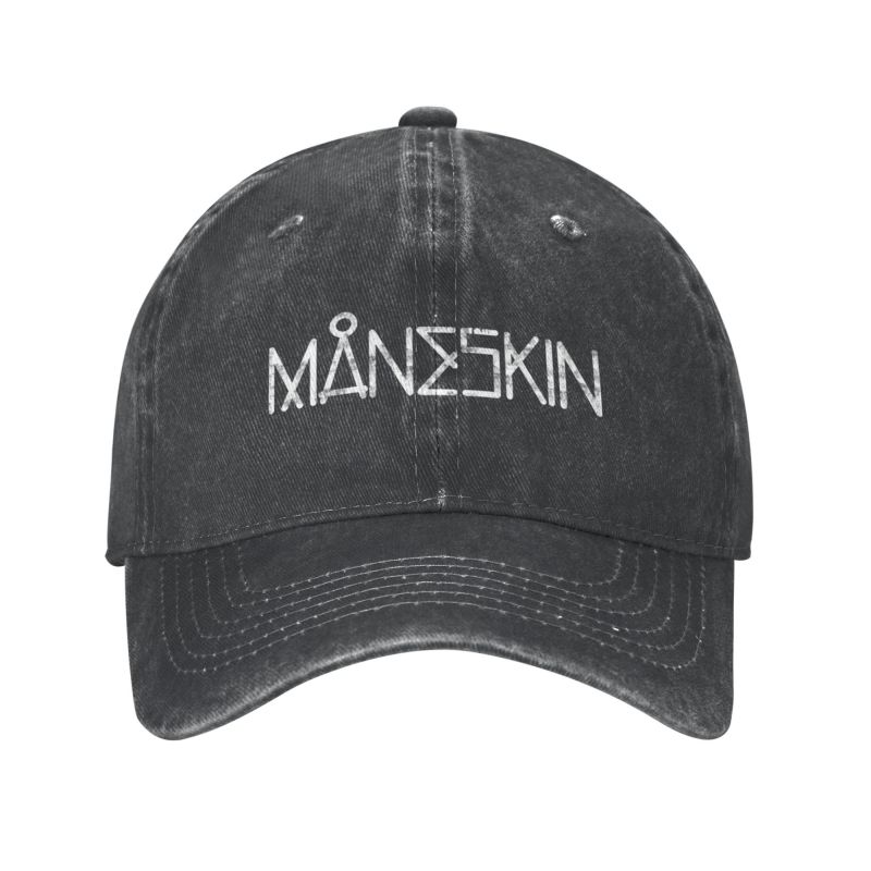 91460000MAC3KKJE0D Aangepaste katoenen maneskin Italië band rock roll baseball cap dames unisex verstelbare papa hoed streetwear Adult Baseball Cap